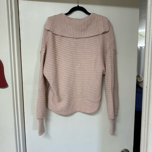 Free people Cozy Pink Knit Sweater - Picture 2 of 4